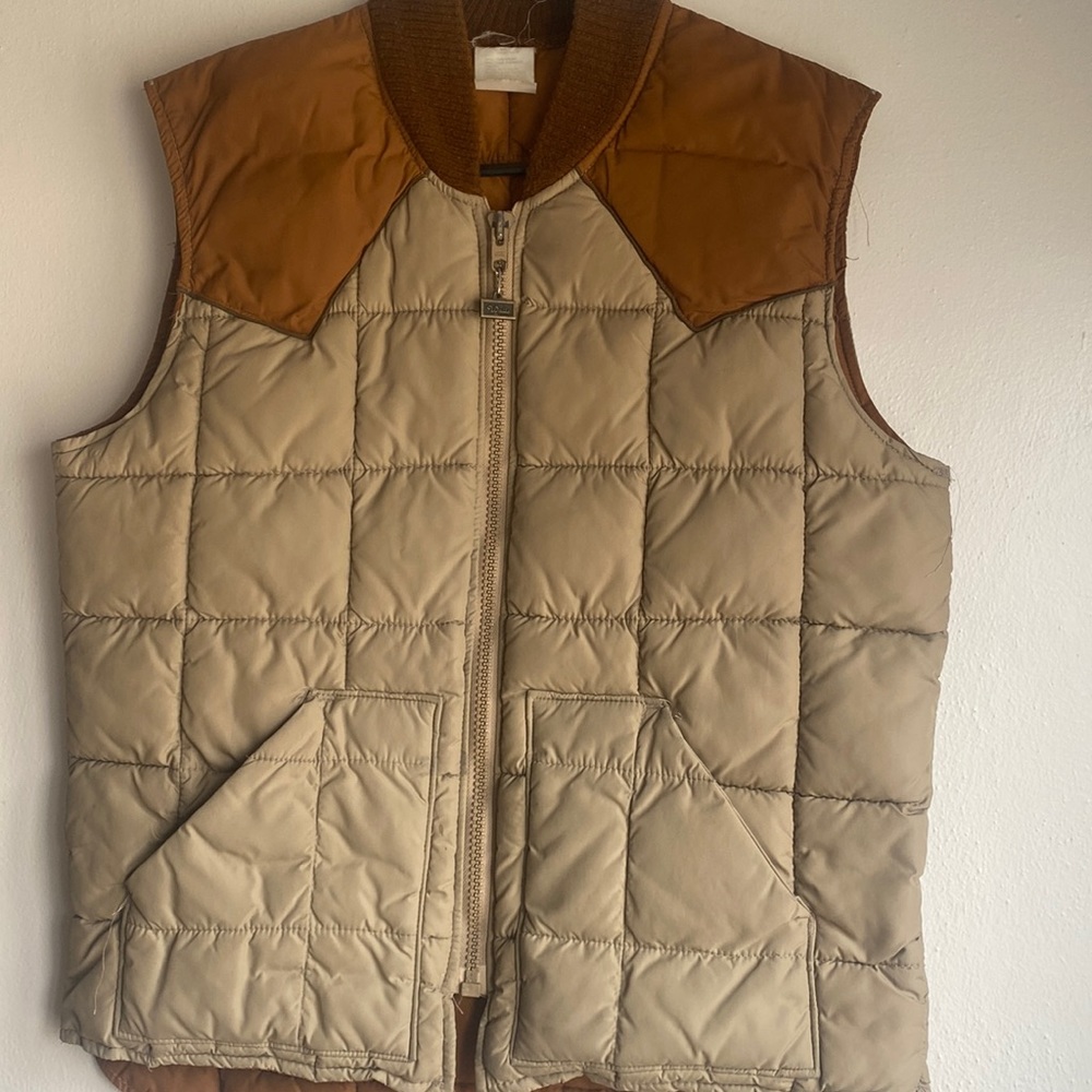 Vintage Western Walls Puffer Vest